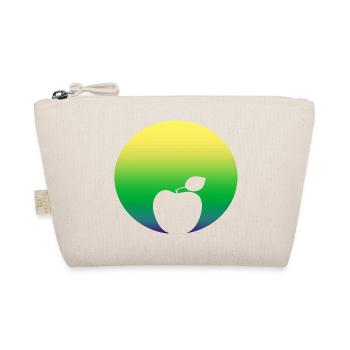 Apfel in gruen - Bio-Täschchen - Natur - Vorne
