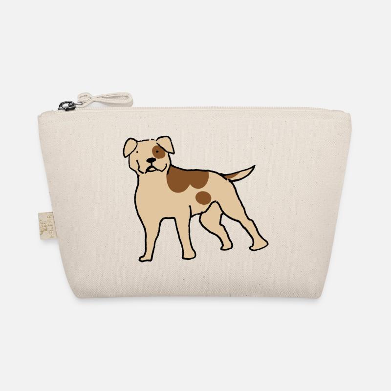 Amercian Bulldog - Bio-Täschchen - Natur