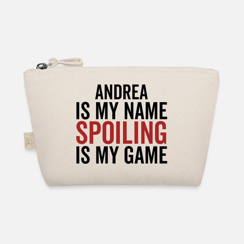 Andrea est mon nom Spoiling est mon jeu Trousse biologique