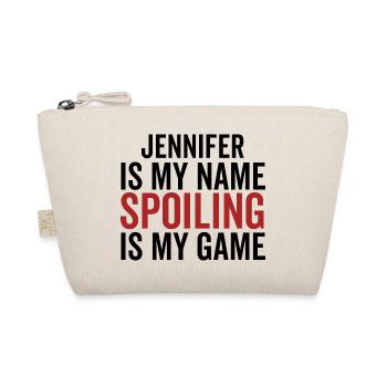 Jennifer ist mein Name Verderben ist mein Spiel - Bio-Täschchen - Natur - Vorne