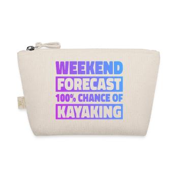 Weekend Foreacst 100% Chance Of Kayaking Rower Row - Bio-Täschchen - Natur - Vorne