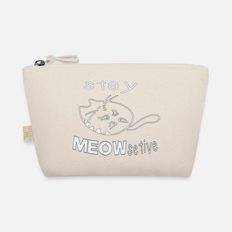 stay MEOWsetive - Bio-Täschchen - Natur