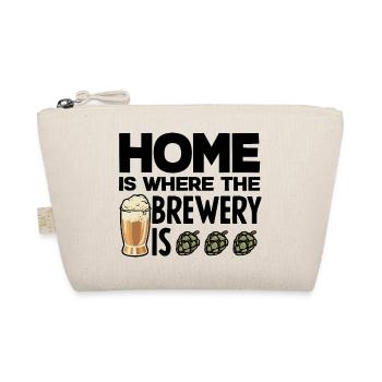Home Is Where The Brewery Is Homebrewing Craftbeer - Bio-Täschchen - Natur - Vorne