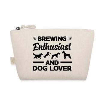 Brewing Enthusiast And Dog Lover Homebrewing Craft - Bio-Täschchen - Natur - Vorne