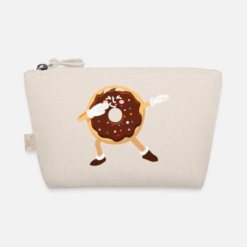 Dabbing DONUT lustig - Bio-Täschchen - Natur