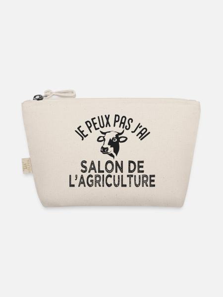 Agriculteur je peux pas jai salon de l agriculture - Trousse biologique - nature - Devant