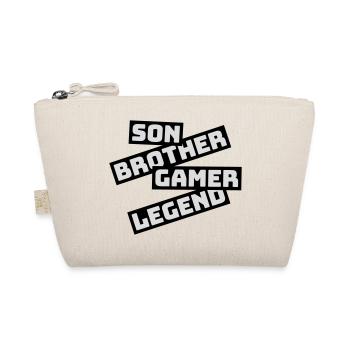 son brother gamer legend - Bio-Täschchen - Natur - Vorne