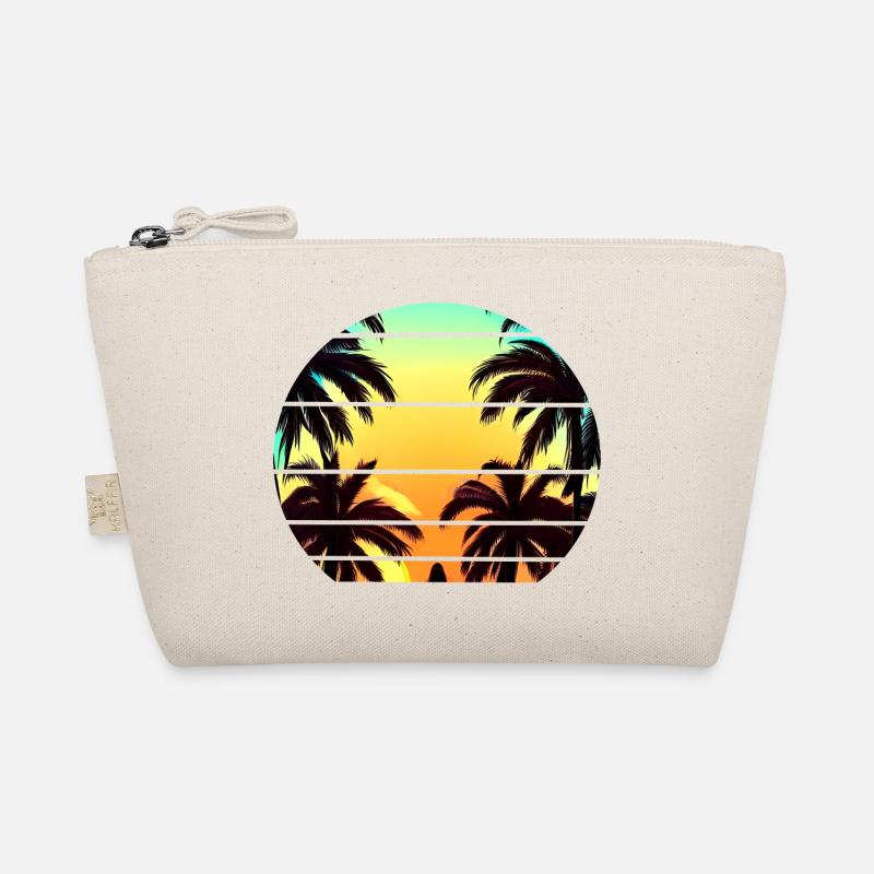 Coucher de soleil sous les palmiers Trousse biologique