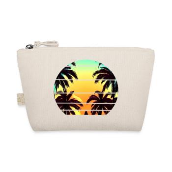 Coucher de soleil sous les palmiers - Trousse biologique - nature - Devant