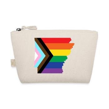Funny Pride Arkansas Progress Pride - Organic Pouch - nature - Front
