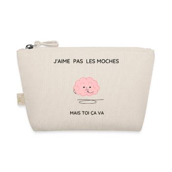 J'aime pas les gens pas beaux mais toi ça va - Trousse biologique - nature - Devant
