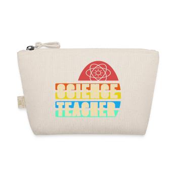 Retro Vintage SCIENCE Teacher Designs - Organic Pouch - nature - Front