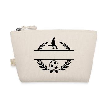 Football logo transparent with bar between them - Organic Pouch - nature - Front