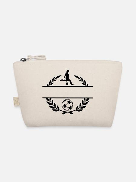 Football logo transparent with bar between them - Organic Pouch - nature - Front