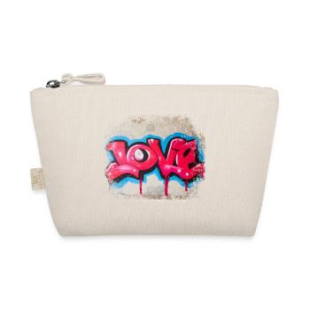 Graffiti Love - Organic Pouch - nature - Front