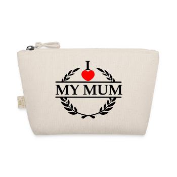 I love my mommy - Organic Pouch - nature - Front