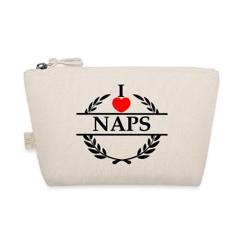I love naps - Organic Pouch - nature - Front