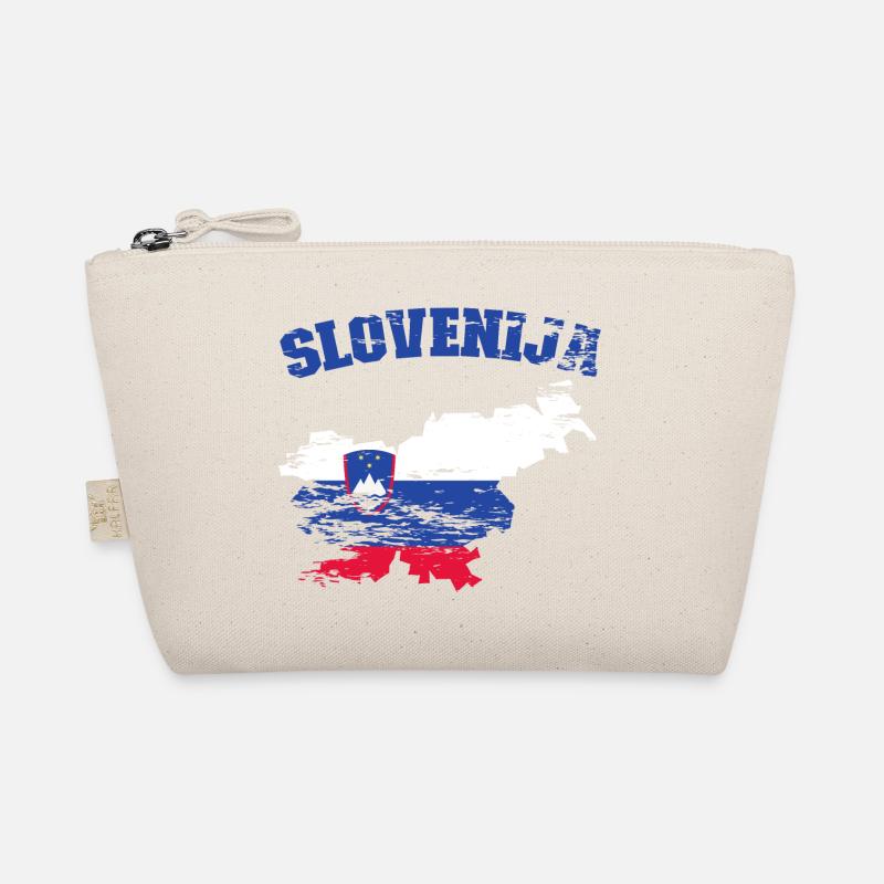 Carte du drapeau de la Slovénie utilisée Trousse biologique