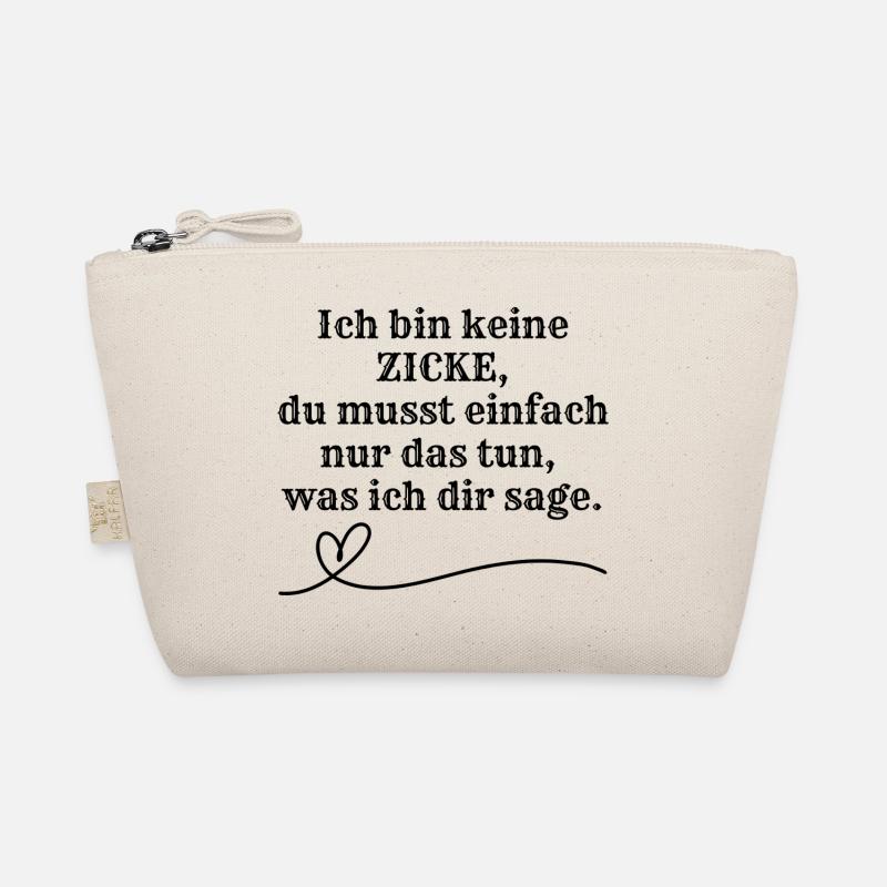 Sprüche und Zitaten - Bio-Täschchen - Natur