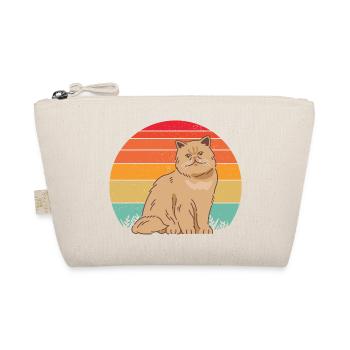 Chat persan rétro - Trousse biologique - nature - Devant