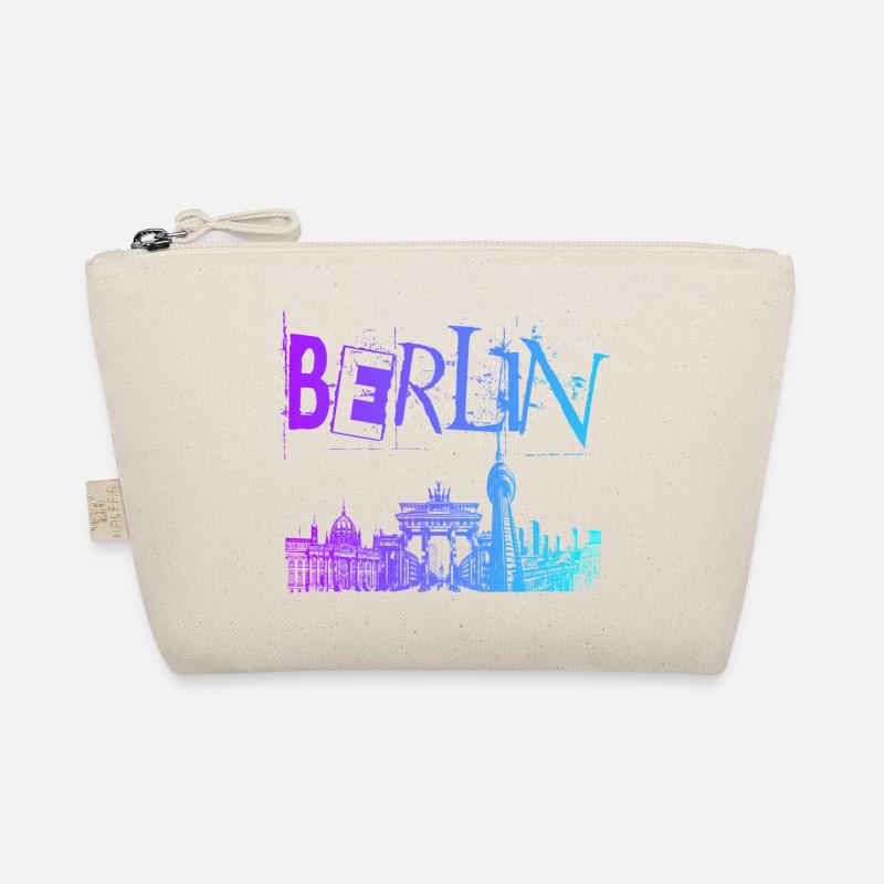 Berlin Skyline Panorama Bio-Täschchen
