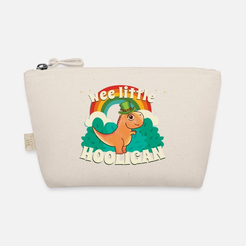 KLEINER HOOLIGAN Dinosaurier Kinder St Patrick s Bio-Täschchen