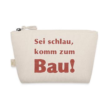 sei schlau - Bio-Täschchen - Natur - Vorne