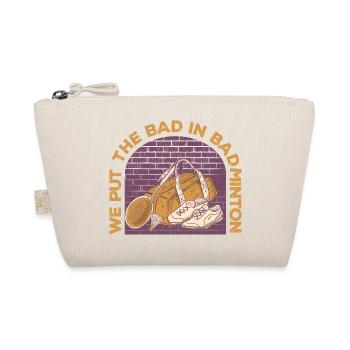 Badminton Player Sport Badminton I Cadeau - Trousse biologique - nature - Devant