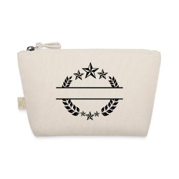 Étoile monogramme couronne de laurier - Trousse biologique - nature - Devant
