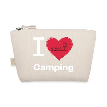 I LOVE Camping - Organic Pouch - nature - Front