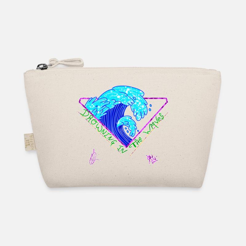 Drowning in the waves Organic Pouch