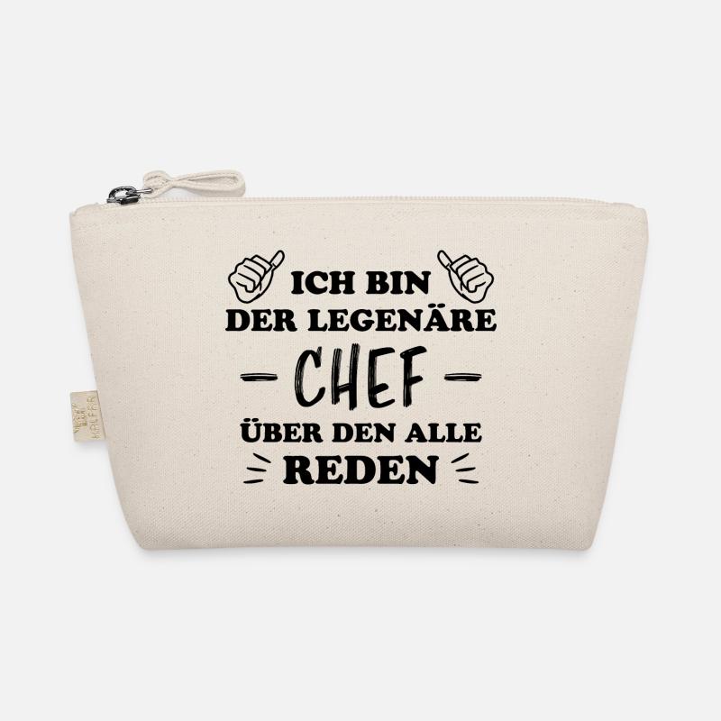 Chef Lustiger Spruch Arbeit Beruf Chef Geschenk Bio-Täschchen