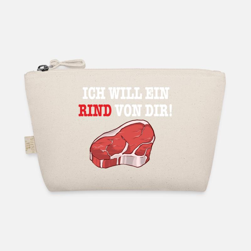 ICH WILL EIN RIND VON DIR Steak Fleisch BBQGrill Bio-Täschchen