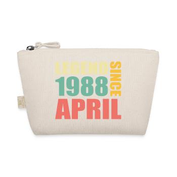 35e anniversaire April Born 1988 Idée cadeau - Trousse biologique - nature - Devant