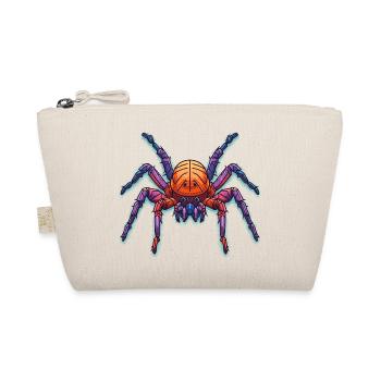 Colorful web spider in many colors - Organic Pouch - nature - Front