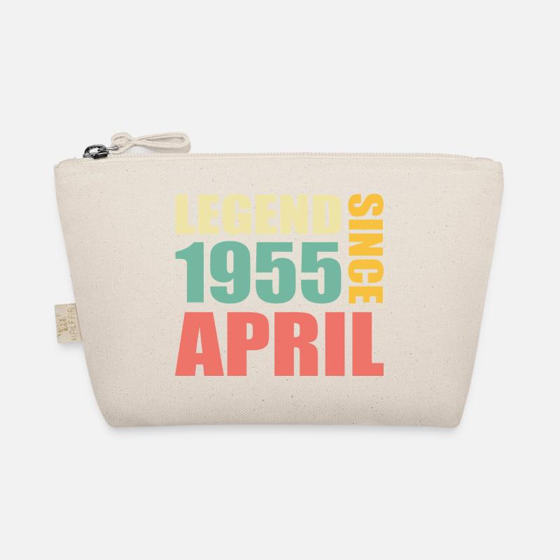 68th birthday April Born 1955 Gift idea Organic Pouch