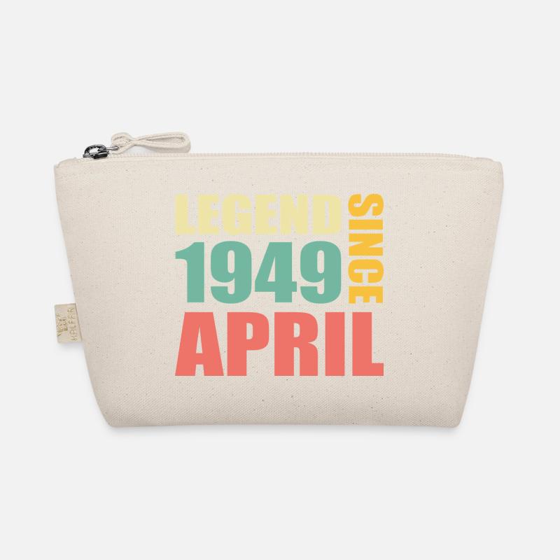 74th birthday April Born 1949 Gift idea Organic Pouch