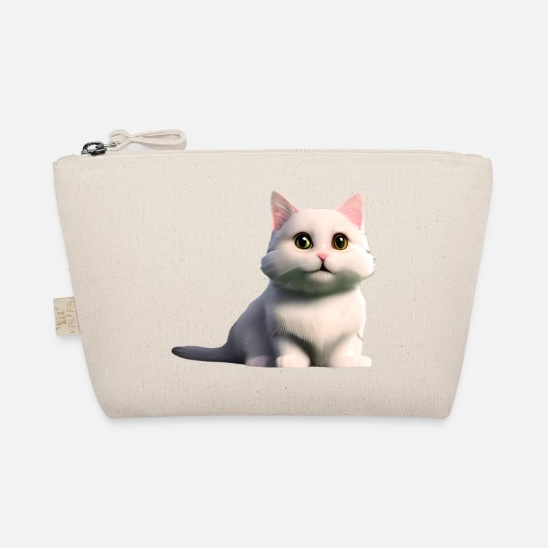 Chat blanc Trousse biologique