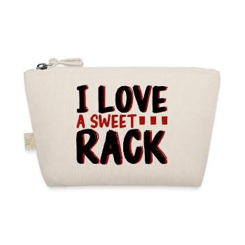I Love A Sweet Rack 2 - Bio-Täschchen - Natur - Vorne
