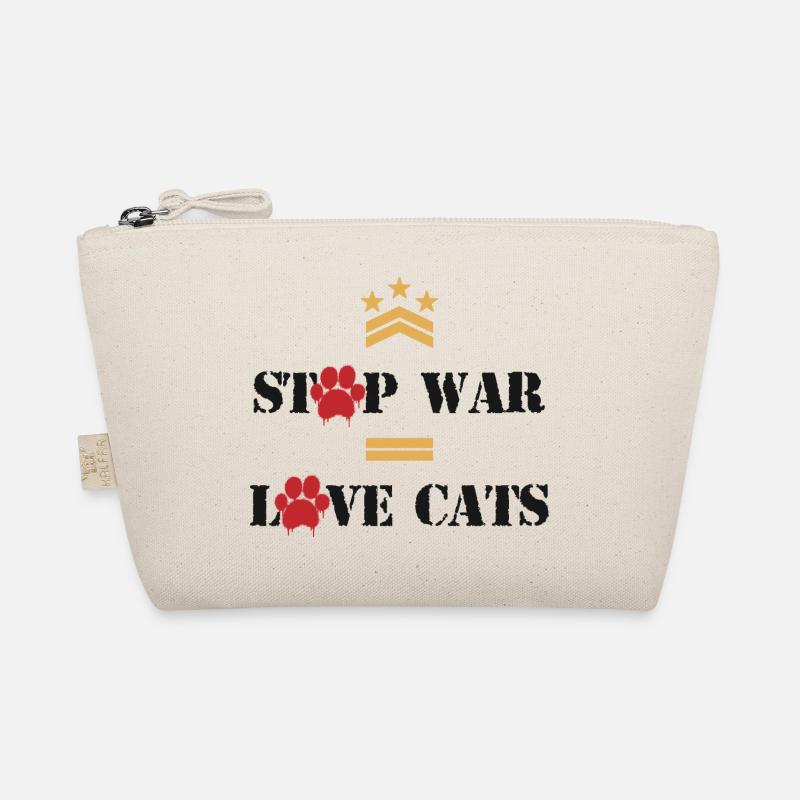 Stop War Love Cats Bio-Täschchen