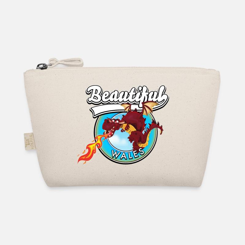 Schönes walisisches rotes Drachenlogo Bio-Täschchen