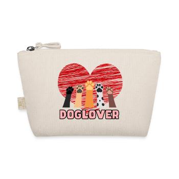 Doglover for real dog lovers # - Organic Pouch - nature - Front