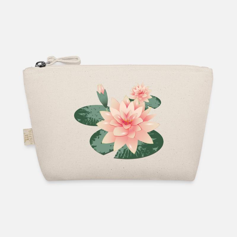 Deux fleurs de nénuphars avec bourgeon dans l’étang aux nénuphars Trousse biologique