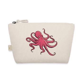 I like octopus - eight tentacles - squid - Organic Pouch - nature - Front