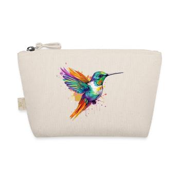 Ozi the hummingbird - Organic Pouch - nature - Front