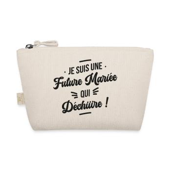 cadeau tenue enterrement de vie de jeune fille - Trousse biologique - nature - Devant