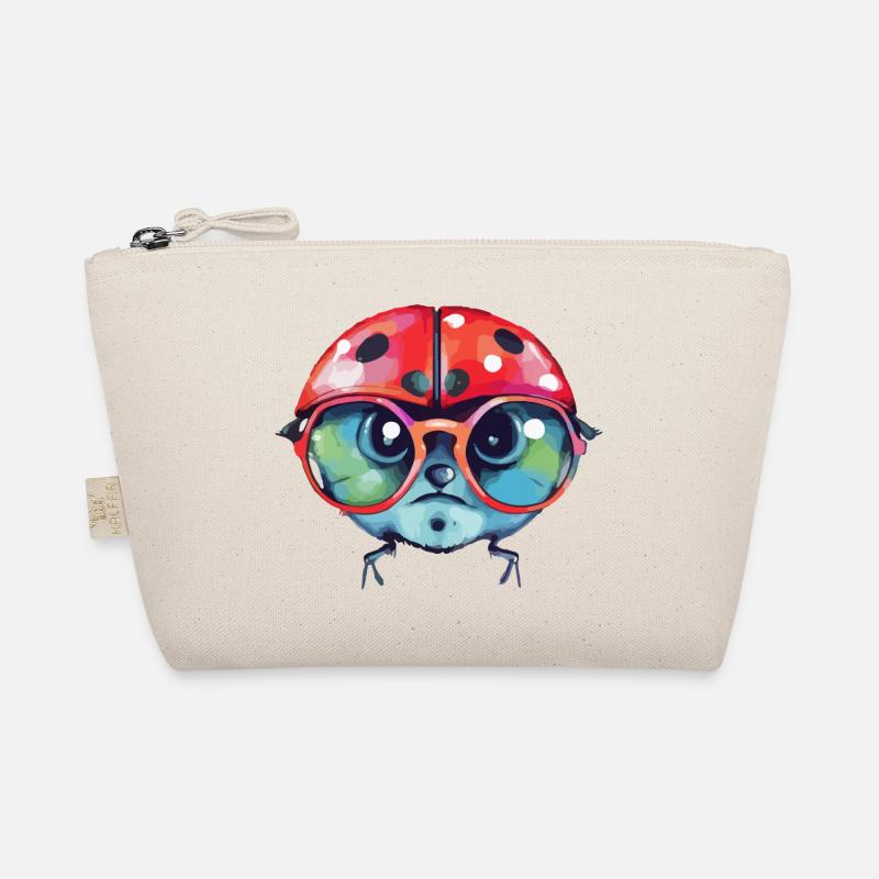 Iza bespectacled ladybug Organic Pouch