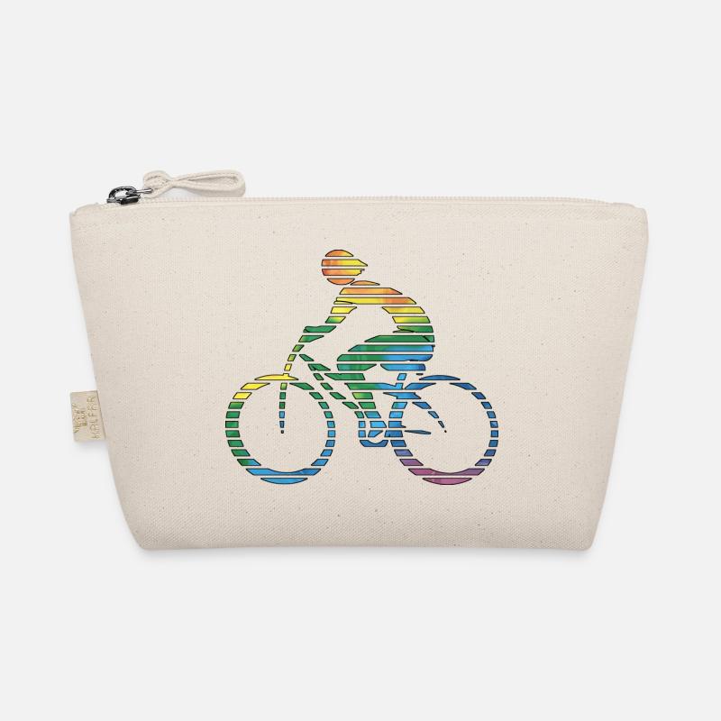Radfahrer - Bio-Täschchen - Natur