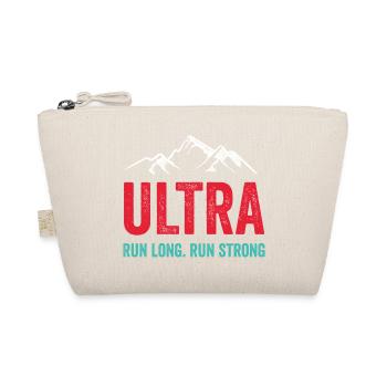 Ultra Running - Lauf lang. Laufen Sie stark. - Bio-Täschchen - Natur - Vorne