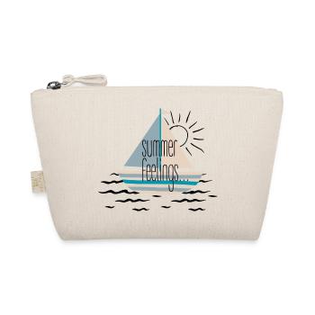 "summer feelings" sommerliches design - Bio-Täschchen - Natur - Vorne